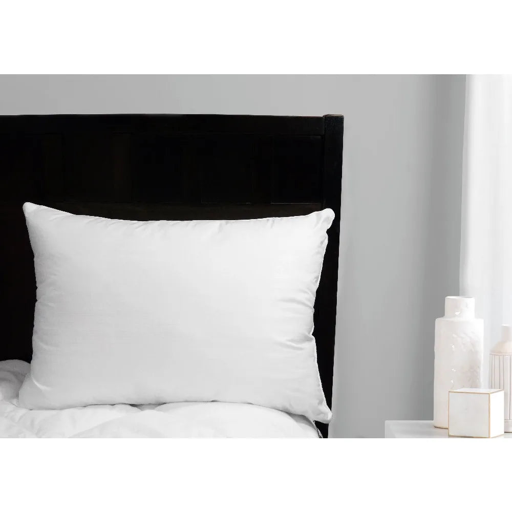 Comfort Complete Bed Pillow Standard Queen Size 2 Pack Set of Two Premium Support Pillows for Sleeping