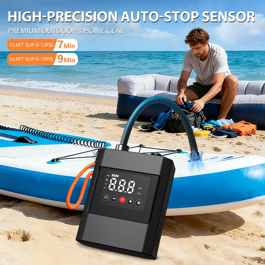 20 PSI Electric SUP Pump With Battery And DC Dual Power