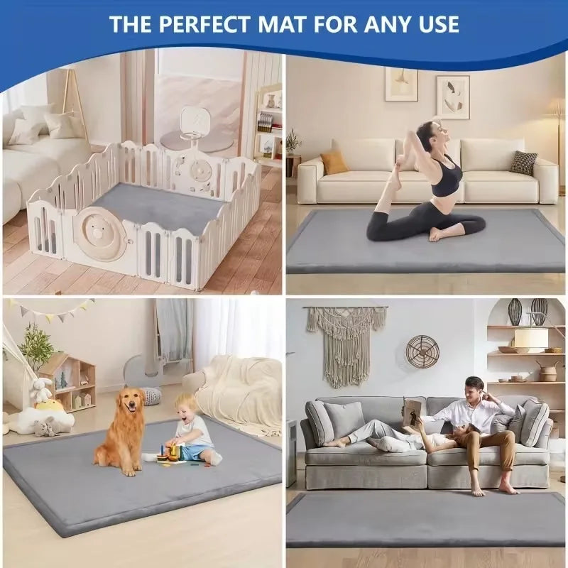 Coral Velvet Non-Slip Carpet For Living Room And Bedroom