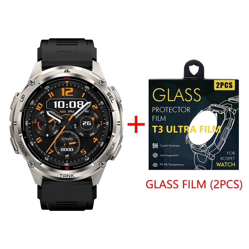KOSPET Tank T3 Ultra 2 GPS Smartwatch Bluetooth Calling