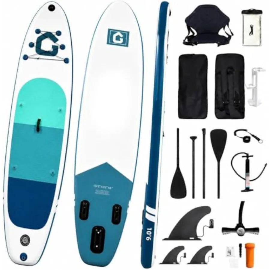 Inflatable Stand Up Paddle Board PVC Ultra Stable Design