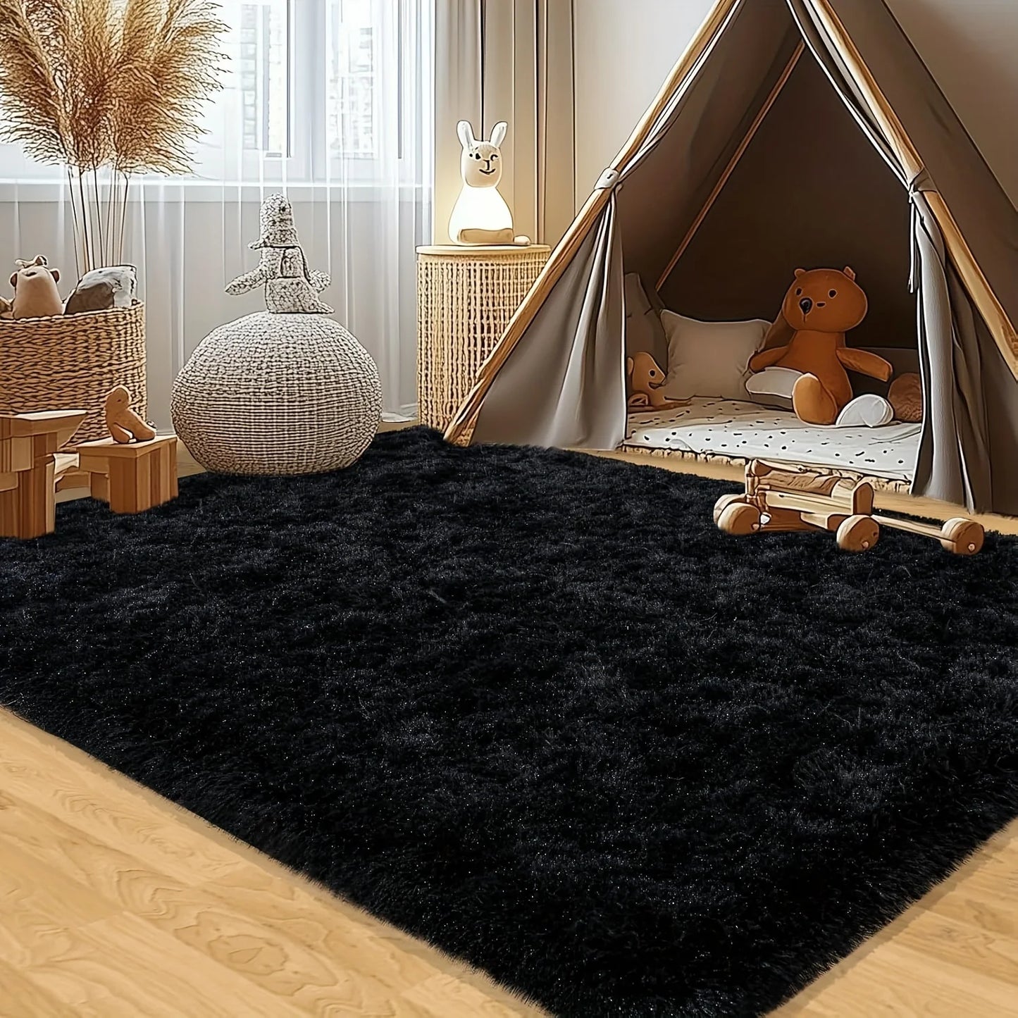 Lux Plush Area Rug For Living Room And Bedroom