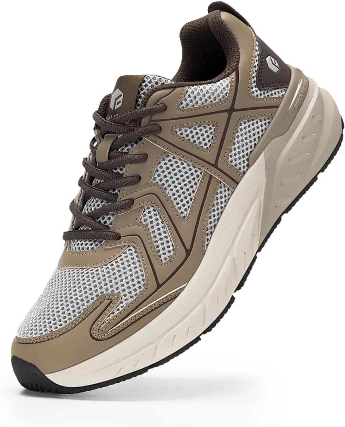 FitVille Mens Cushioned Walking Sneakers