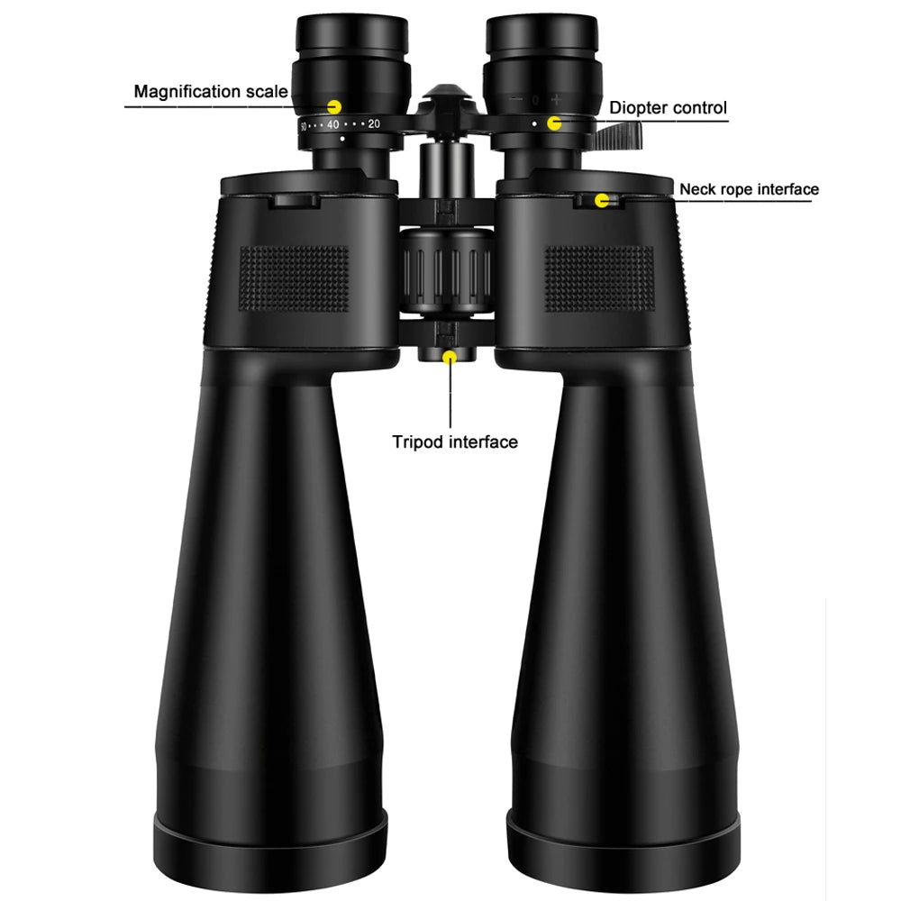 Borwolf Binoculars Zoom HD Bak4 Prism Professional