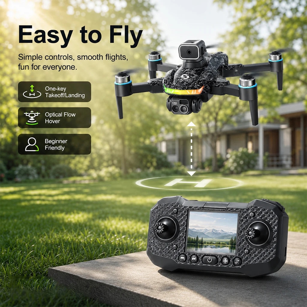 ZNLYRION RC Drone With Brushless Motors And Dual HD Camera
