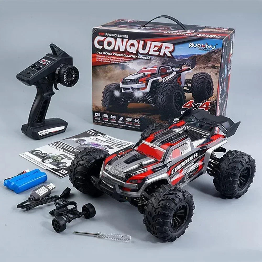 2025 New 1:16 Scale Large RC Cars 50km/h High Speed RC Cars Toys for Boys Remote Control Car 2.4G 4WD Off Road Monster Truck