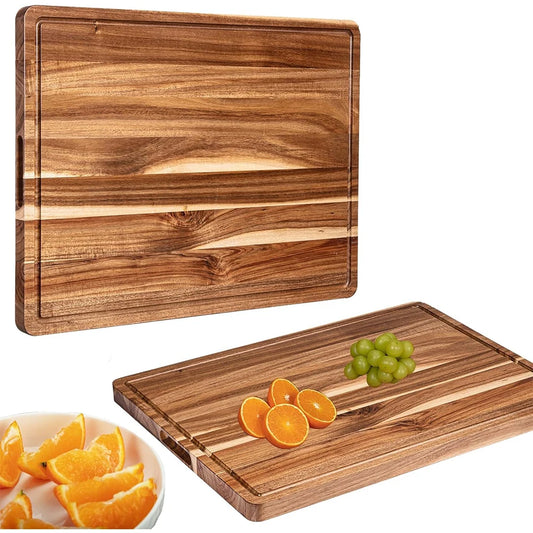 Twister.CK Reversible Wood Cutting Board With Handle