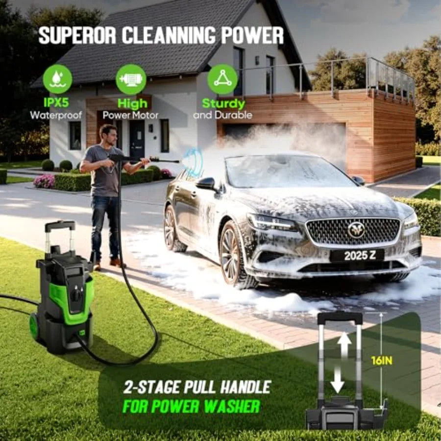 5000 PSI Electric Pressure Washer 4.0 GPM 3 Speed