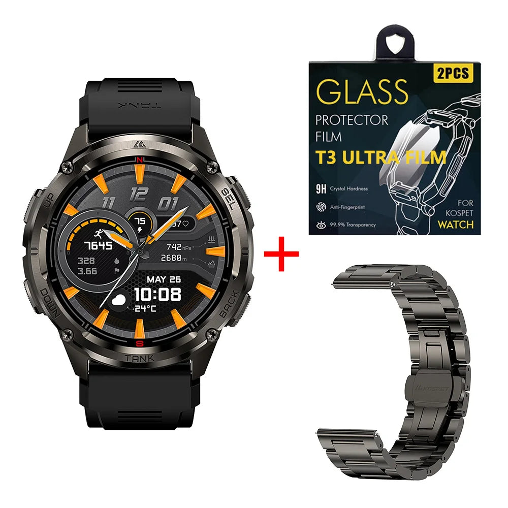 KOSPET Tank T3 Ultra 2 GPS Smartwatch Bluetooth Calling
