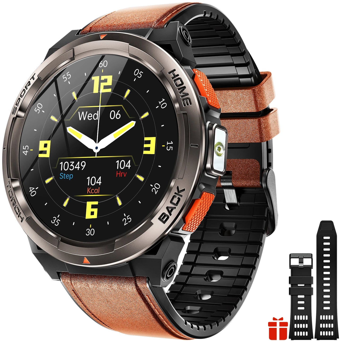 EIGIIS KE5 Smartwatch 3ATM Waterproof With Compass Barometer