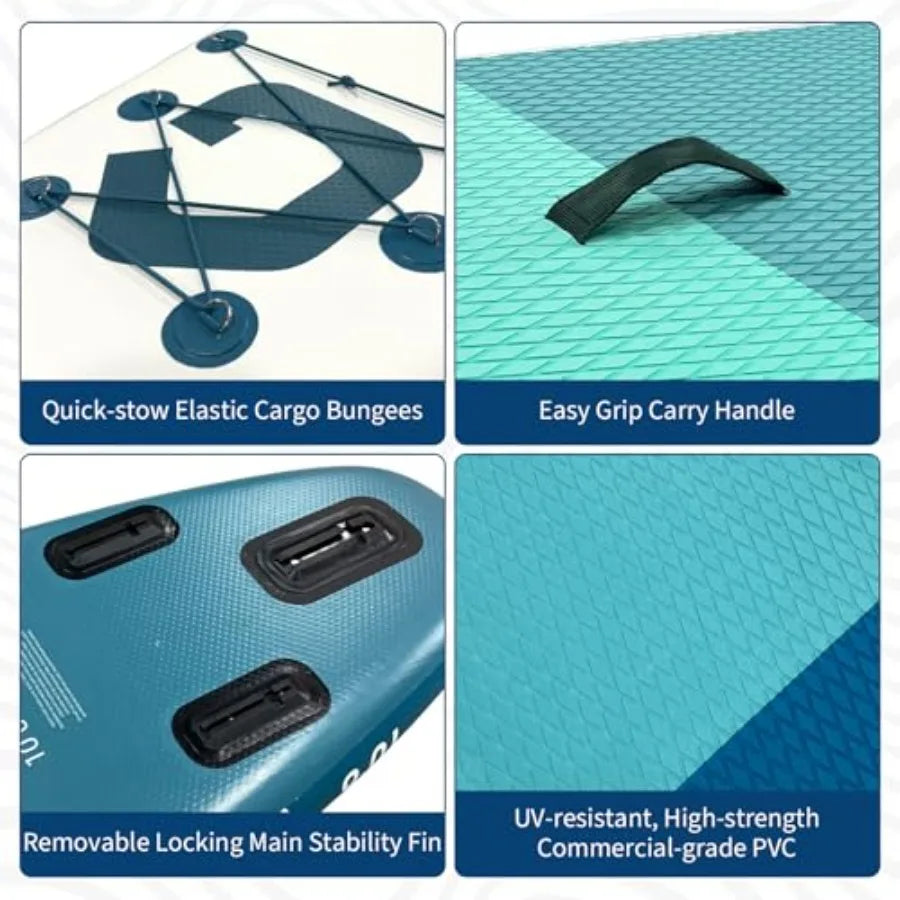 Inflatable Stand Up Paddle Board PVC Ultra Stable Design