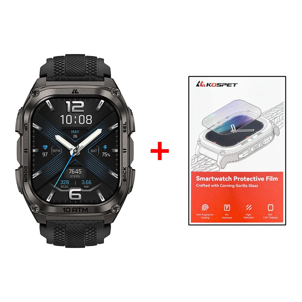 KOSPET Tank M4 Smartwatch GPS 10ATM Waterproof