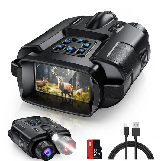 USB Rechargeable 4K Night Vision Binoculars With 8X Zoom