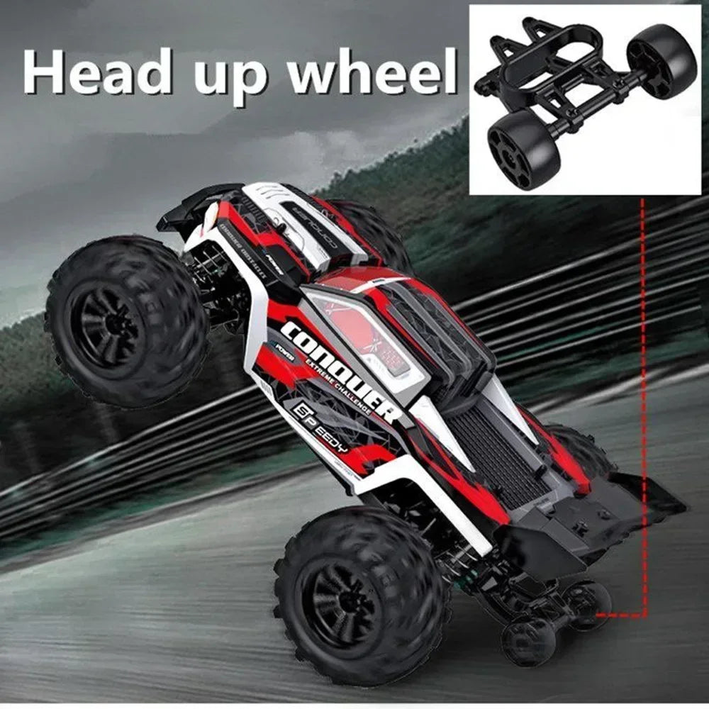 2025 New 1:16 Scale Large RC Cars 50km/h High Speed RC Cars Toys for Boys Remote Control Car 2.4G 4WD Off Road Monster Truck