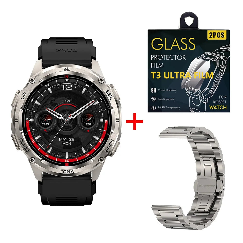 KOSPET Tank T3 Ultra 2 GPS Smartwatch Bluetooth Calling