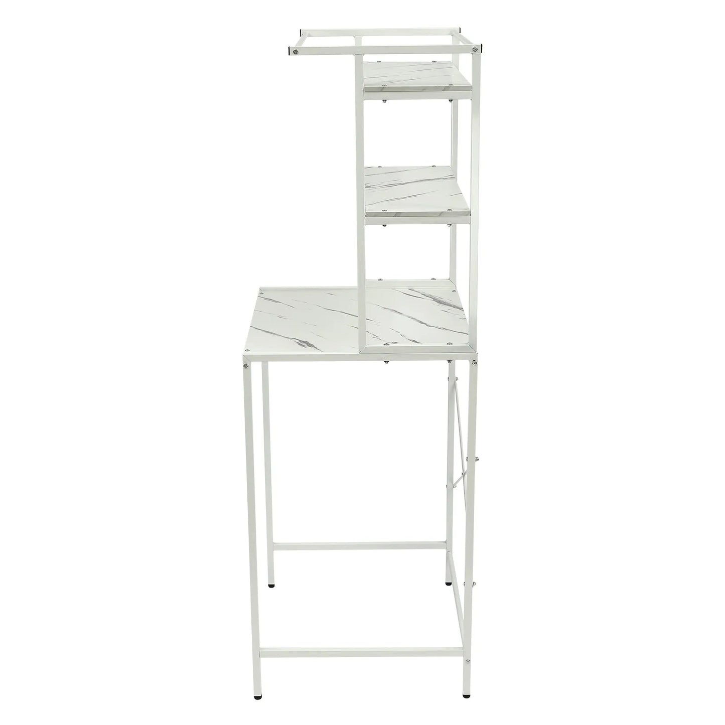 Over The Washer and Dryer Storage Shelf 3-Tier  Bathroom Storage and Organizer Rack for Hanging Towels and Drying Clothes
