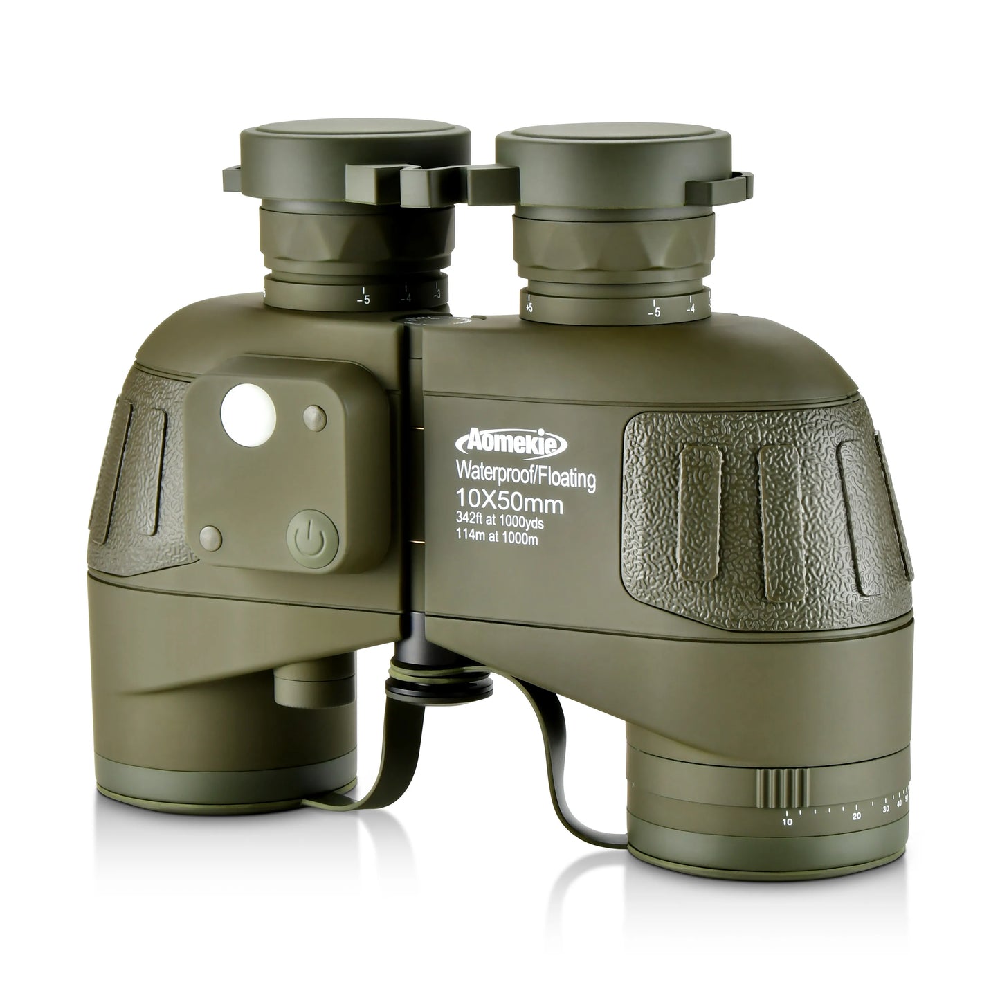 HD Marine Binoculars With Rangefinder Compass BAK4 Prism