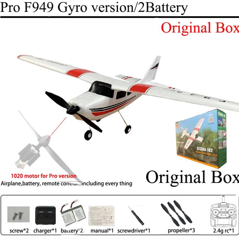WLtoys F949 RC Airplane With Gyroscope