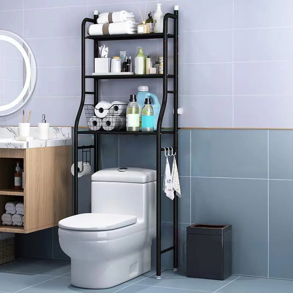 Studyset Over Toilet Storage Shelf 2-Tier Freestanding Metal