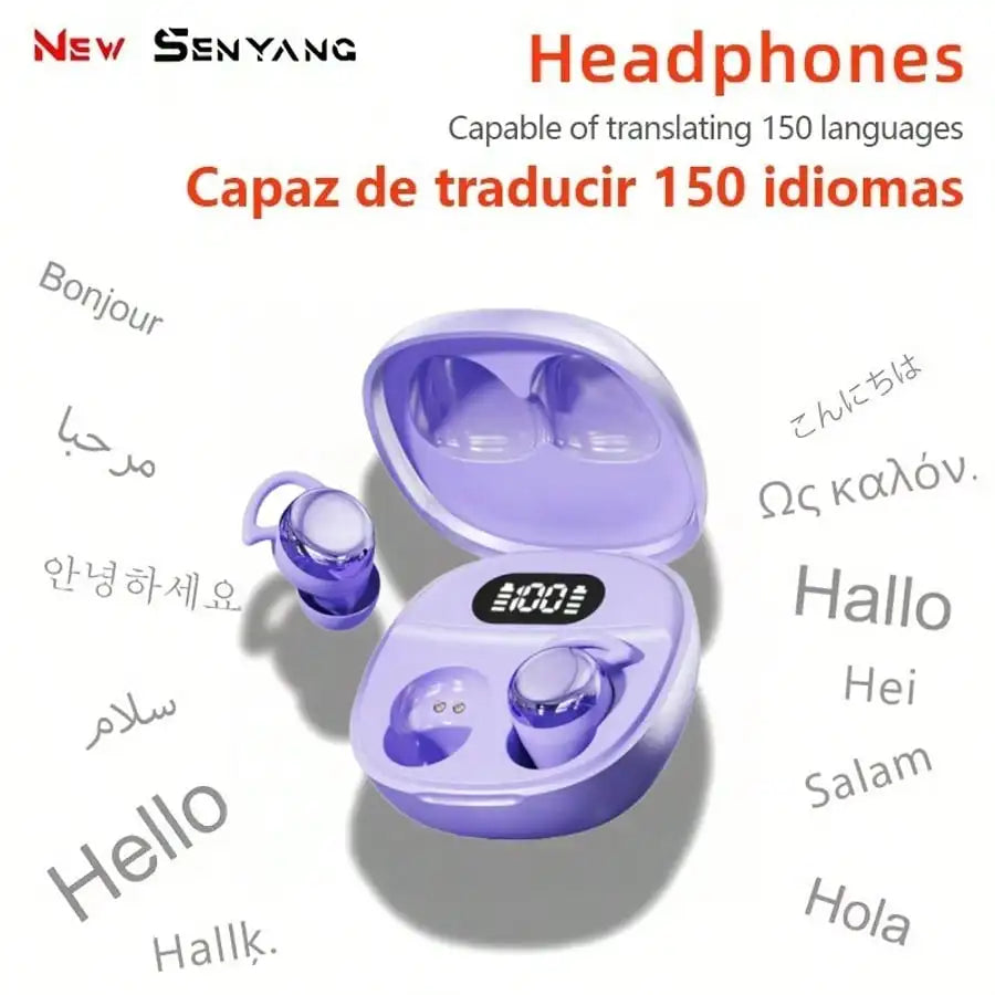 New True Wireless In-Ear Earphones, Bluetooth Sleeping Earbuds, Couples Video Earphones, Mini Earphones, Comfortable TWS HIFI Dolby Bass Stereo HD Calling Earphones Suitable For Android Phones, Music Earphones, Smart Earphone