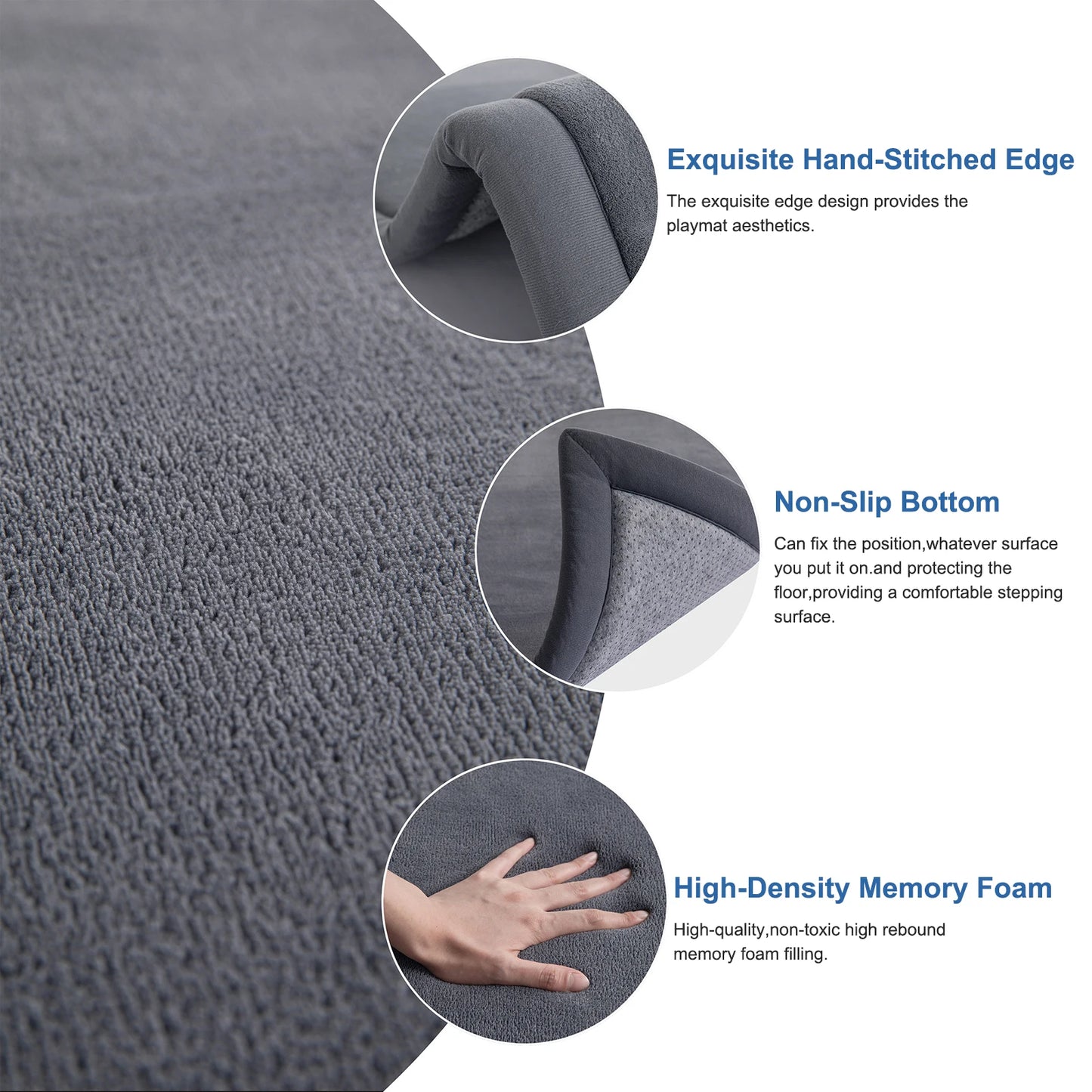 Coral Velvet Non-Slip Carpet For Living Room And Bedroom