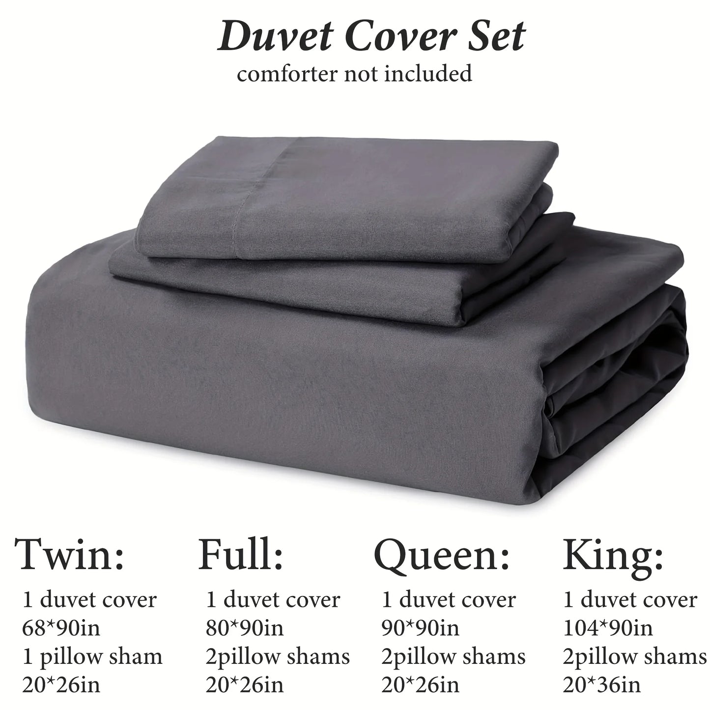 Washable Duvet Cover 3pcs Set