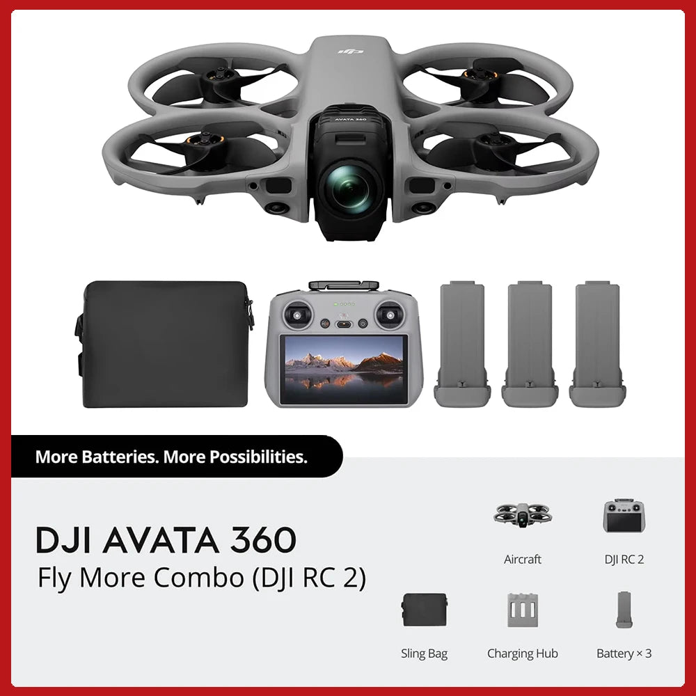 DJI Avata 360 Drone With Dual Lenses And 8K Imaging