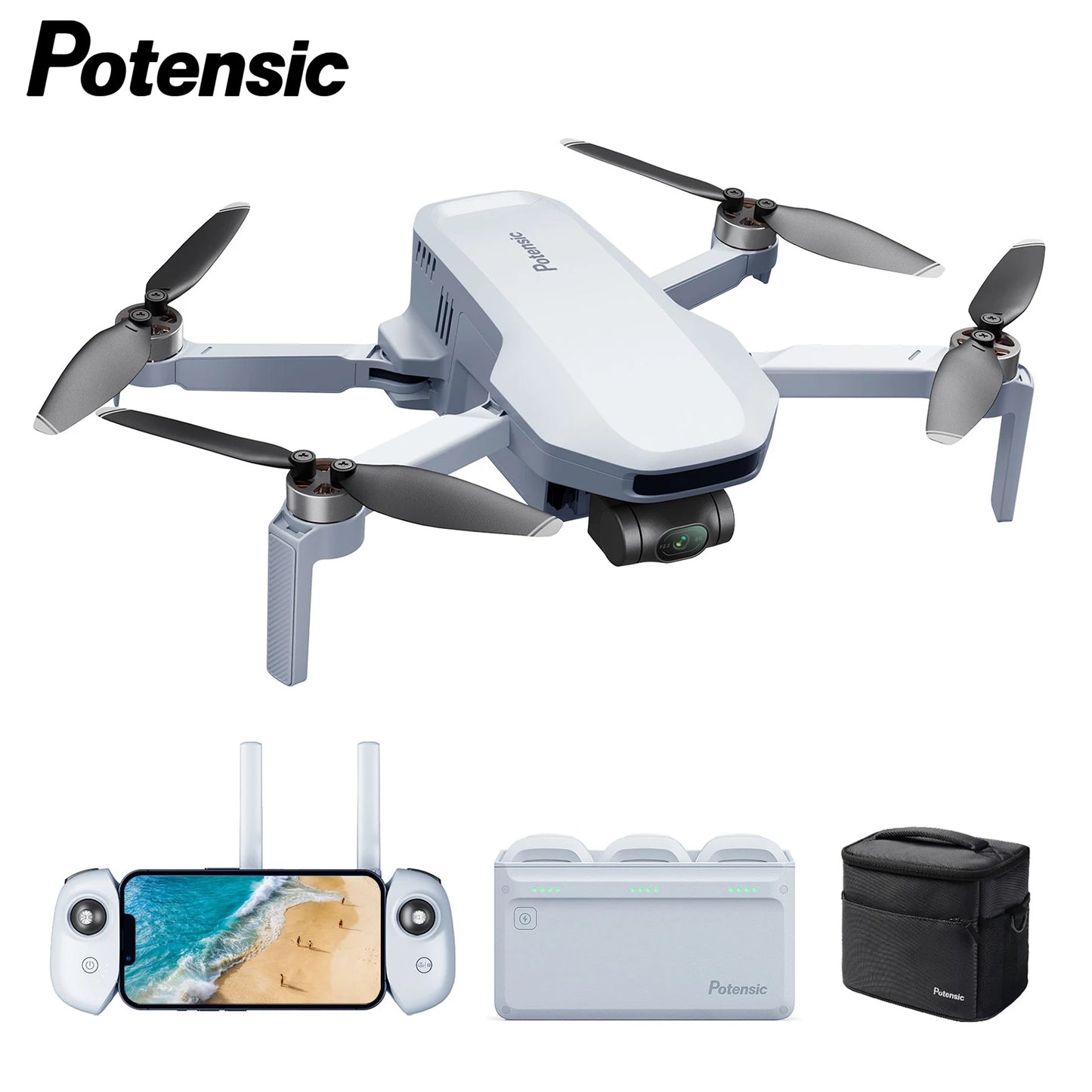 Potensic C0 Mini Drone With 3 Axis Gimbal 4K Camera