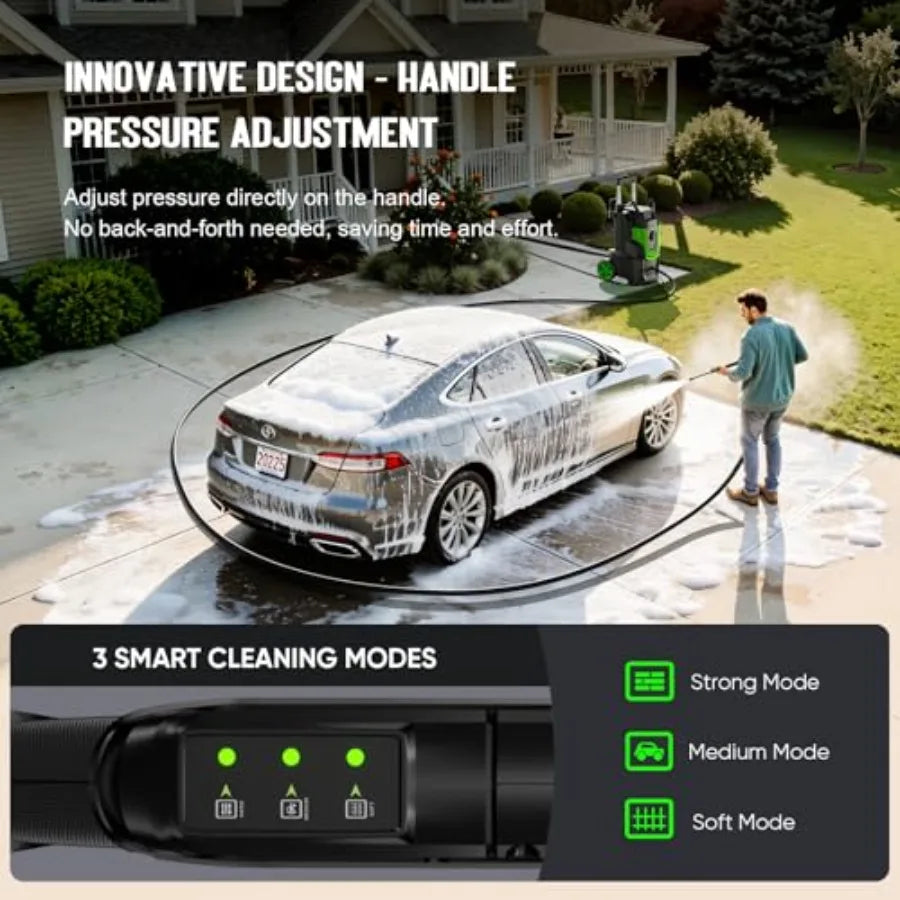 5000 PSI Electric Pressure Washer 4.0 GPM 3 Speed