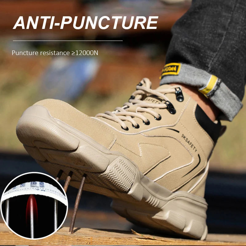 Lightweight Anti Puncture Work Safety Boots