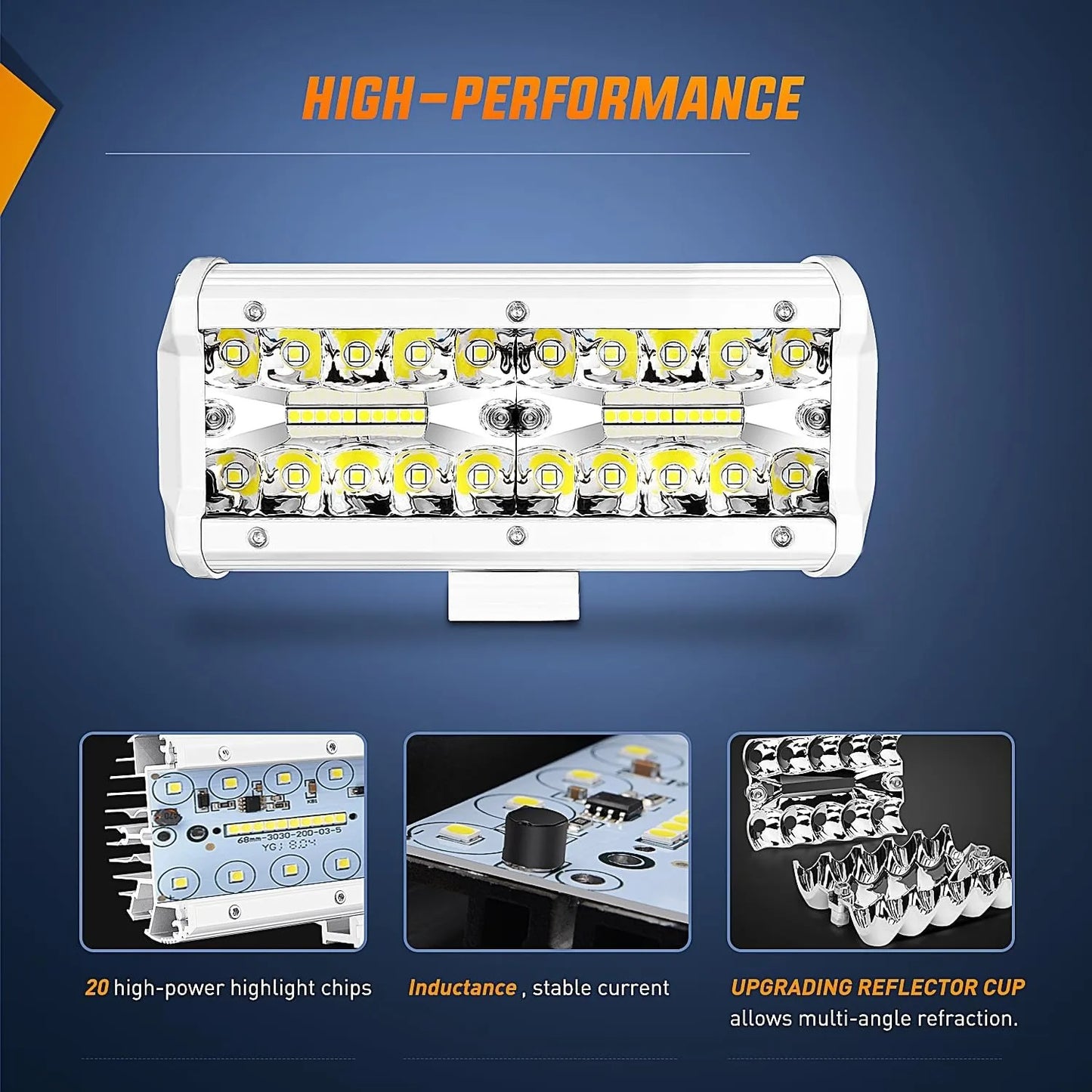 LED Light Pod Navigation Light for Pontoon Boats 120W