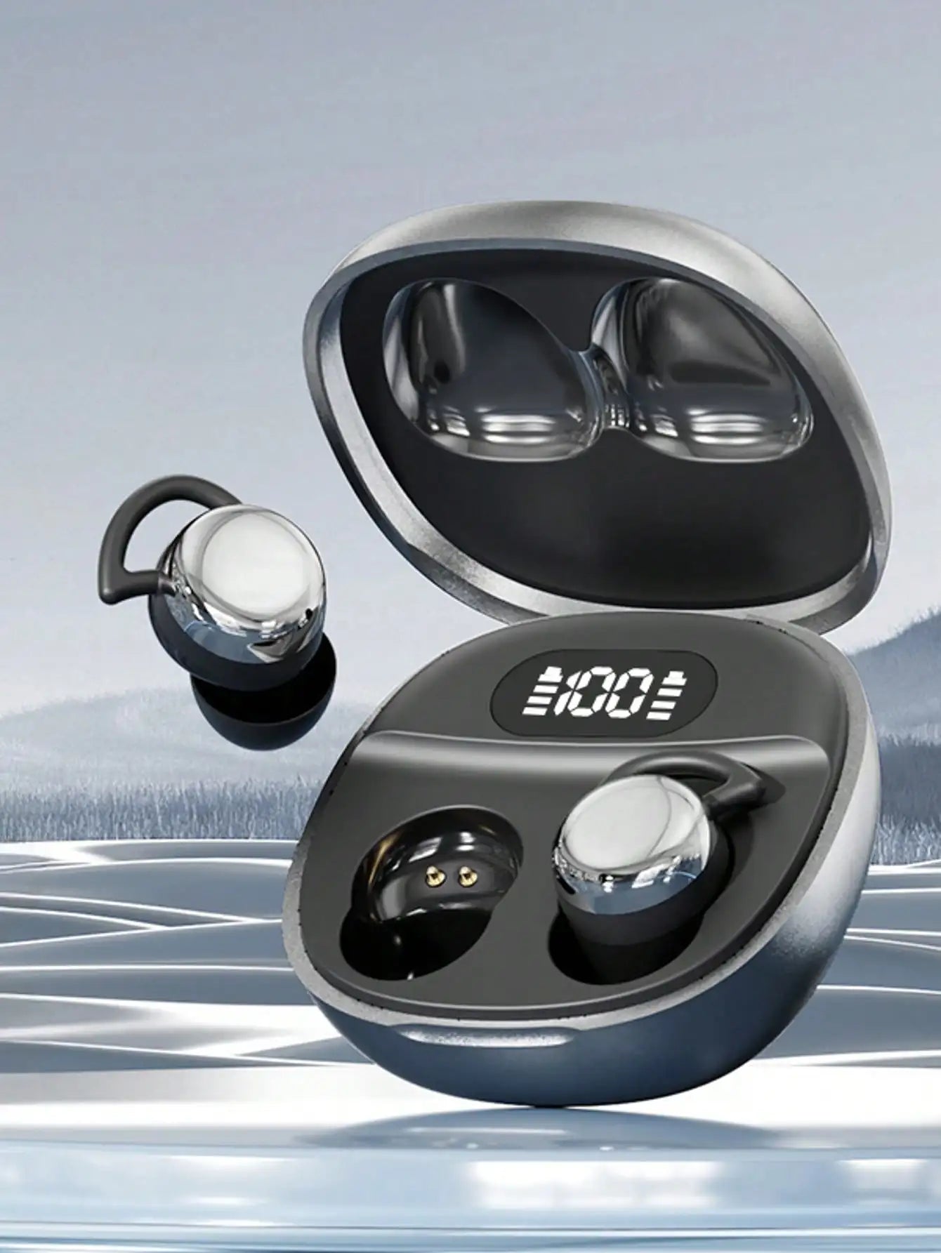 New True Wireless In-Ear Earphones, Bluetooth Sleeping Earbuds, Couples Video Earphones, Mini Earphones, Comfortable TWS HIFI Dolby Bass Stereo HD Calling Earphones Suitable For Android Phones, Music Earphones, Smart Earphone