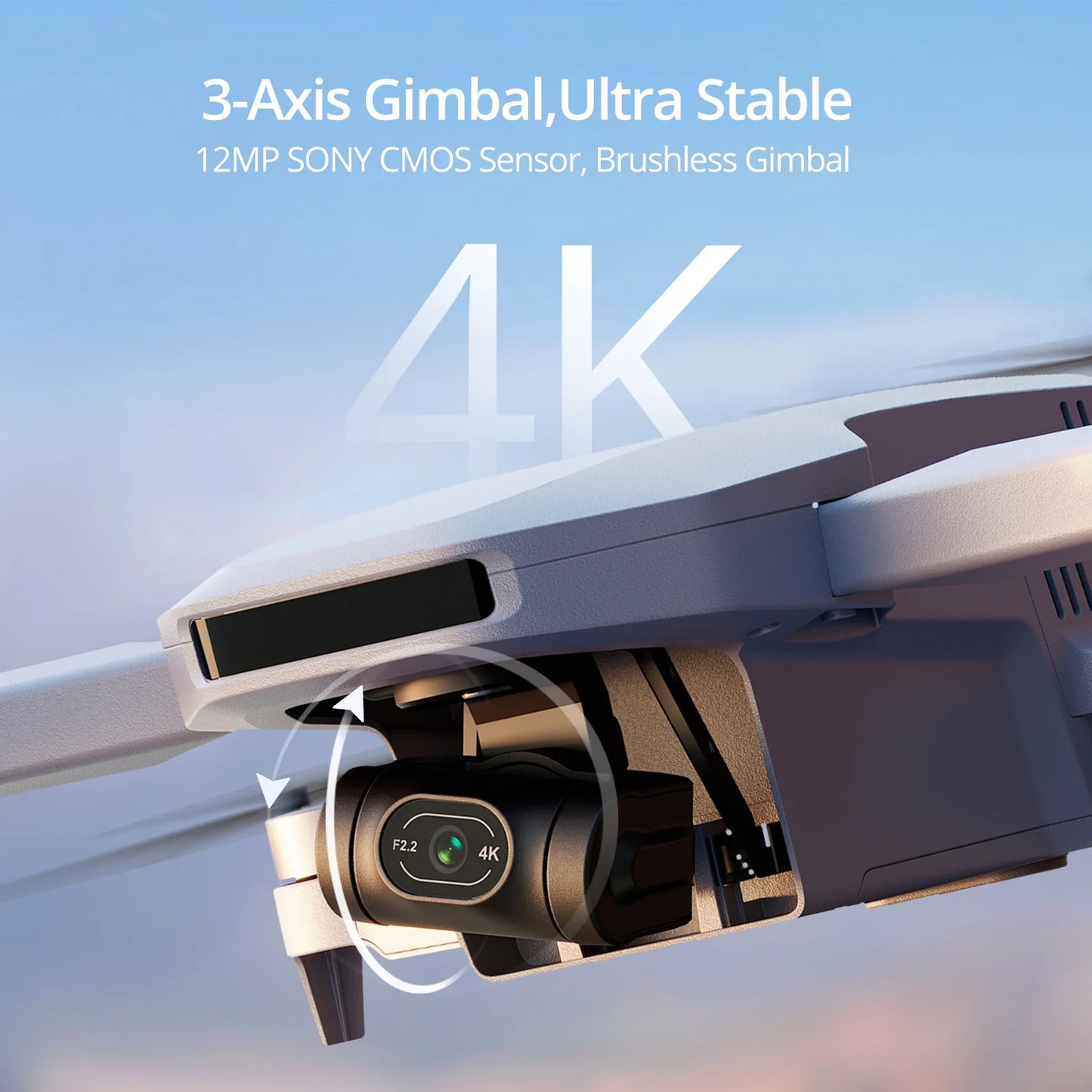 Potensic C0 Mini Drone With 3 Axis Gimbal 4K Camera