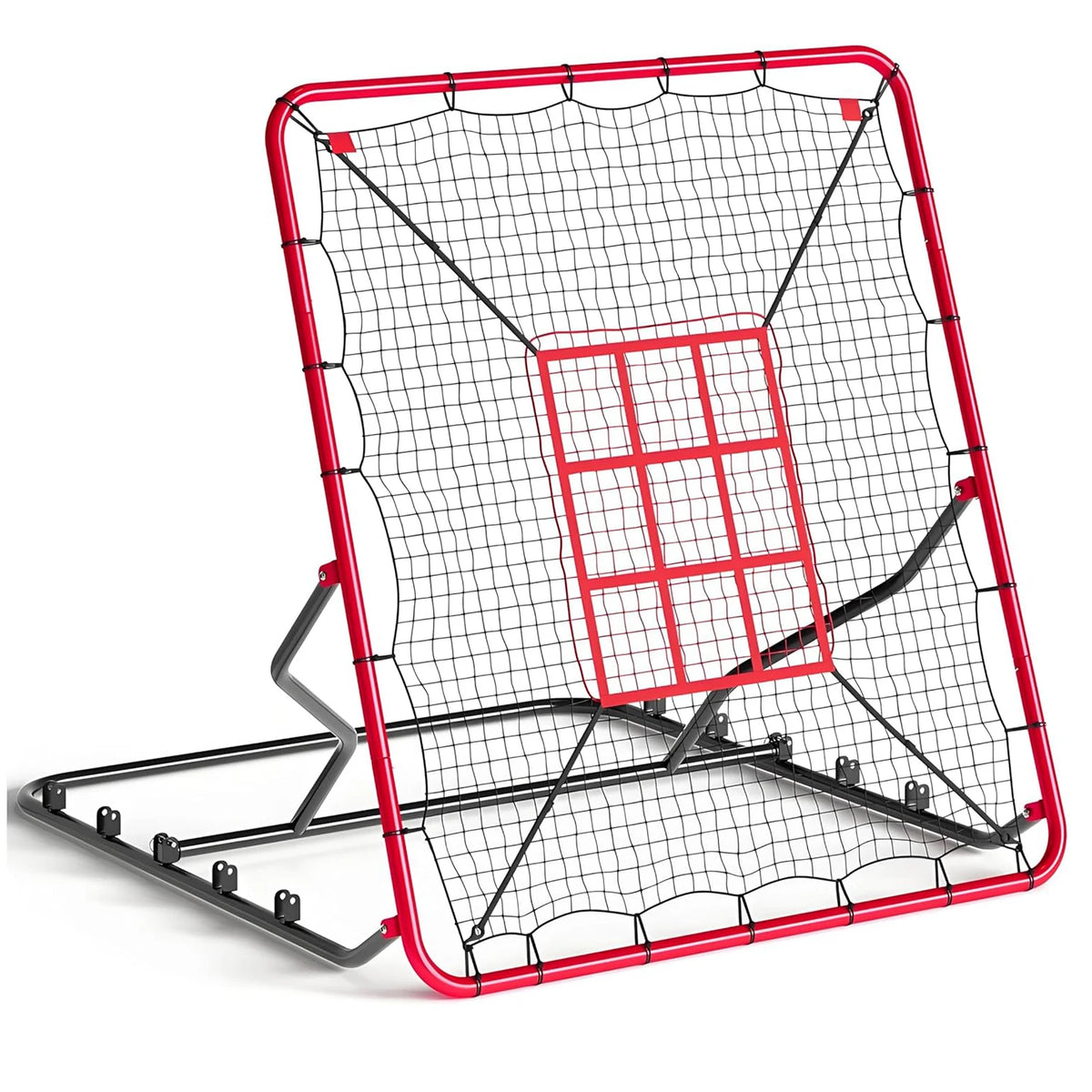 Baseball/Softball Rebounder Net, Pitchback Rebounder Net, Soccer Rebounder Net, Adjustable Multisport Pitching Rebounder Net