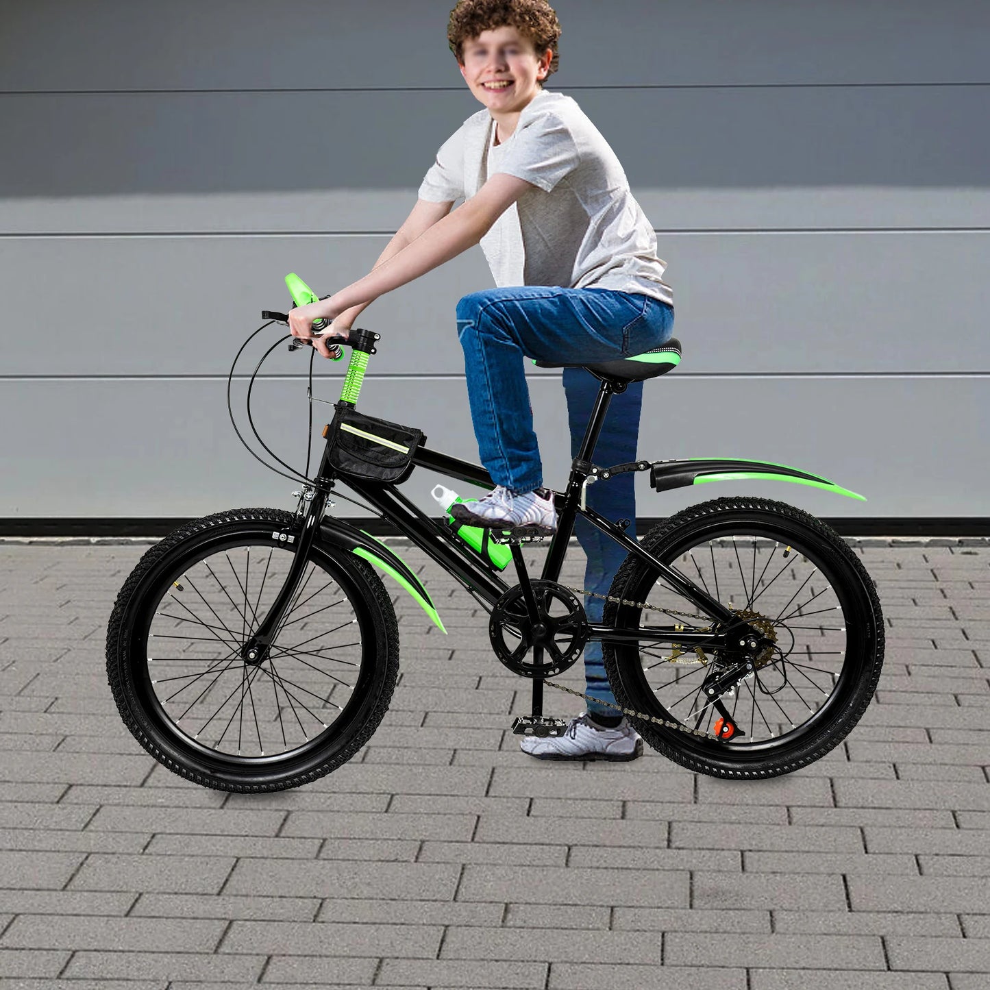 Kids Mountain Bike With Dual Brakes Adjustable