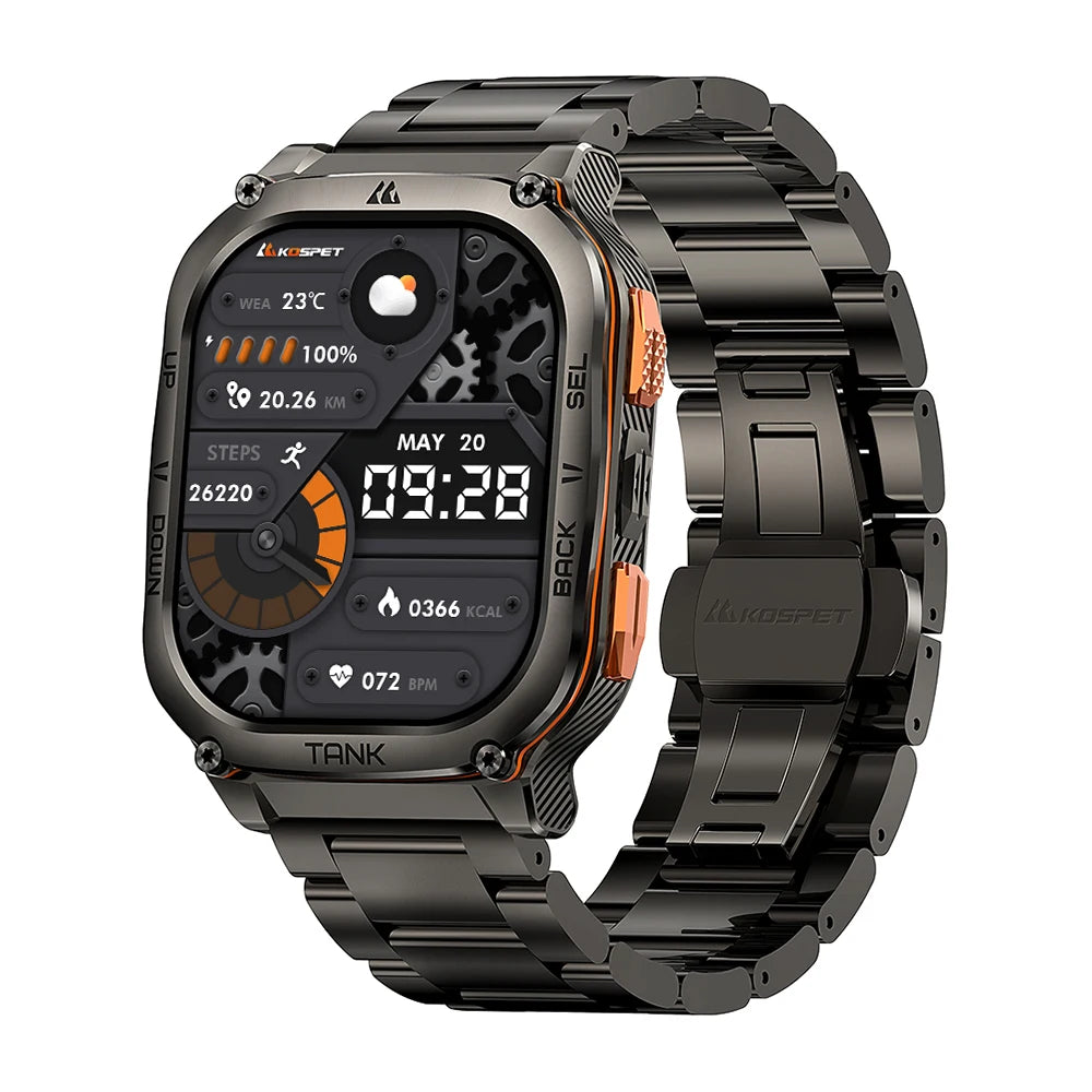 KOSPET Tank M3 Ultra AMOLED GPS Smartwatch For Men