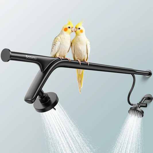 Tandem Shower Head For Couples, Dual Shower Head System - Double Shower Heads for Two People Rod - 2 Person Showerhead