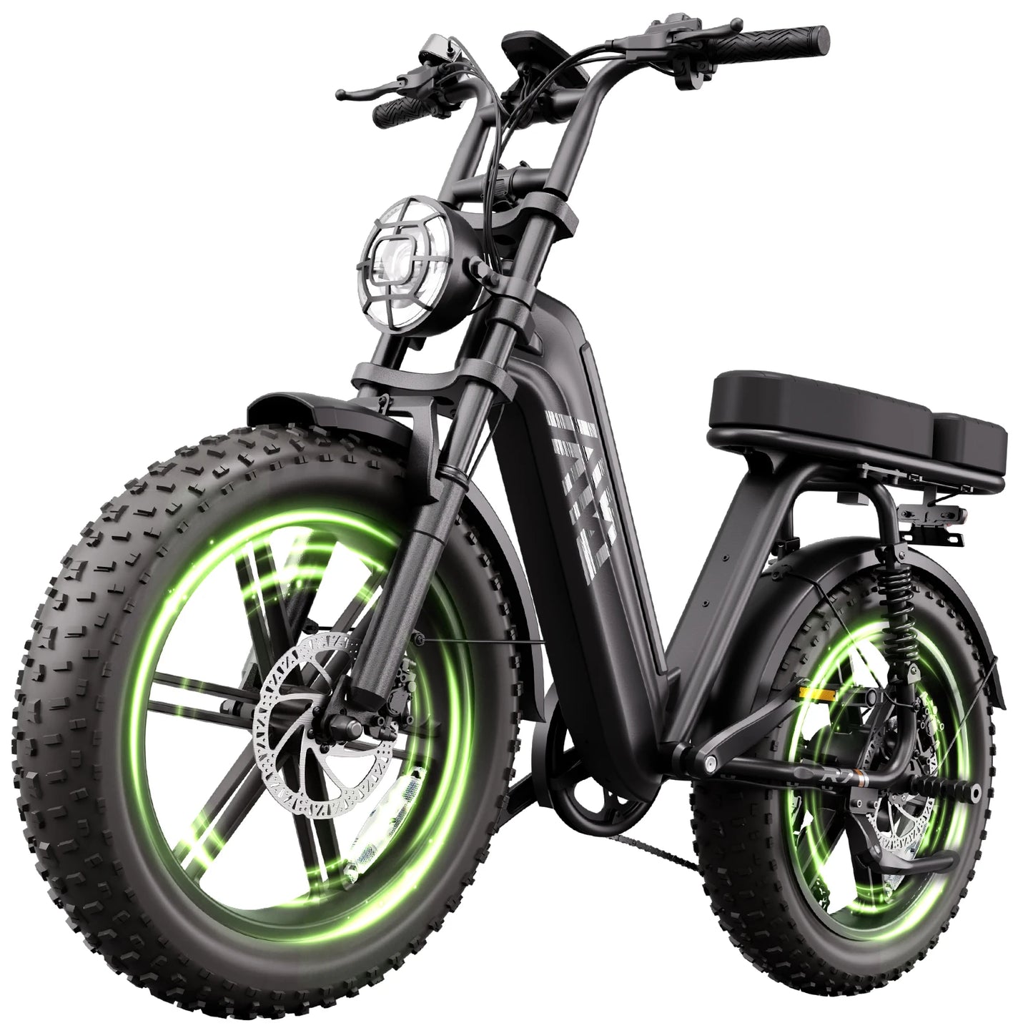 TST 1500W Electric Fat Tire Bike 60 Mile Range
