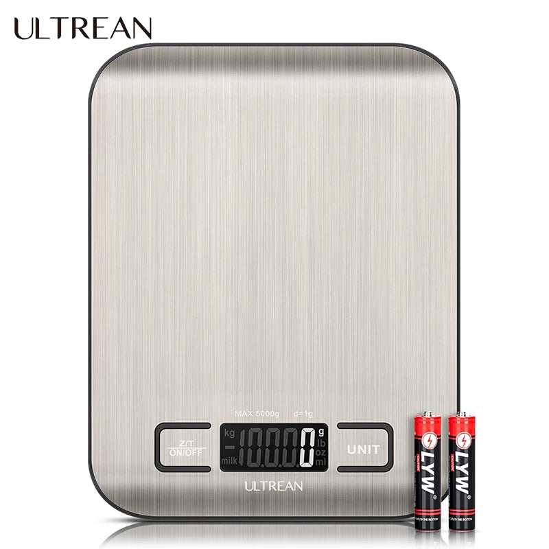 Ultrean Digital Kitchen Scale 5000g 1g LCD Display