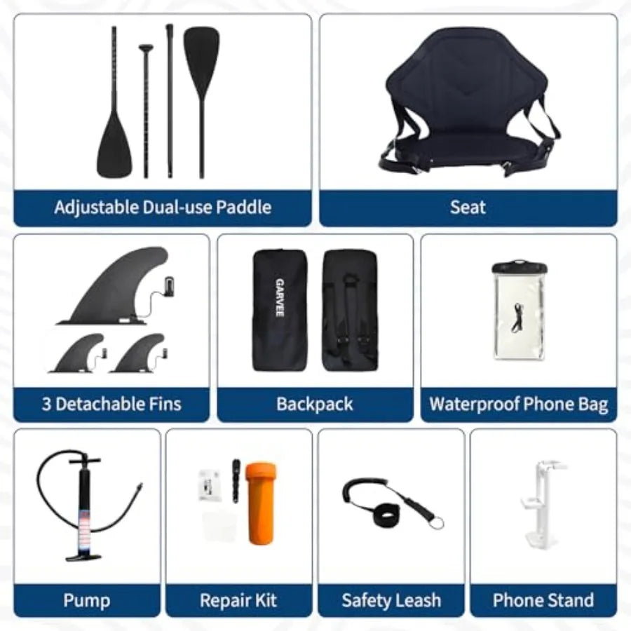 Inflatable Stand Up Paddle Board PVC Ultra Stable Design