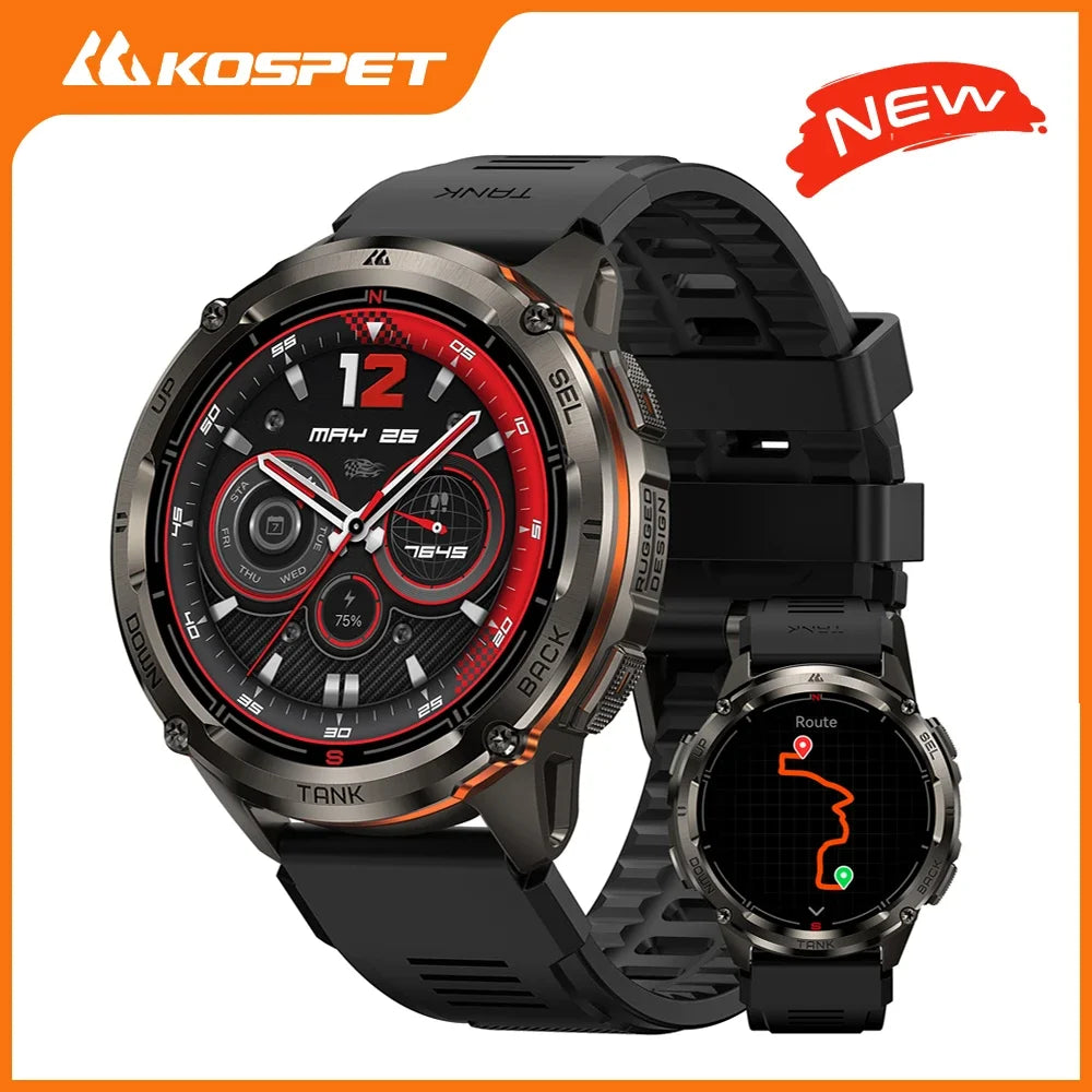 KOSPET Tank T3 Ultra 2 GPS Smartwatch Bluetooth Calling