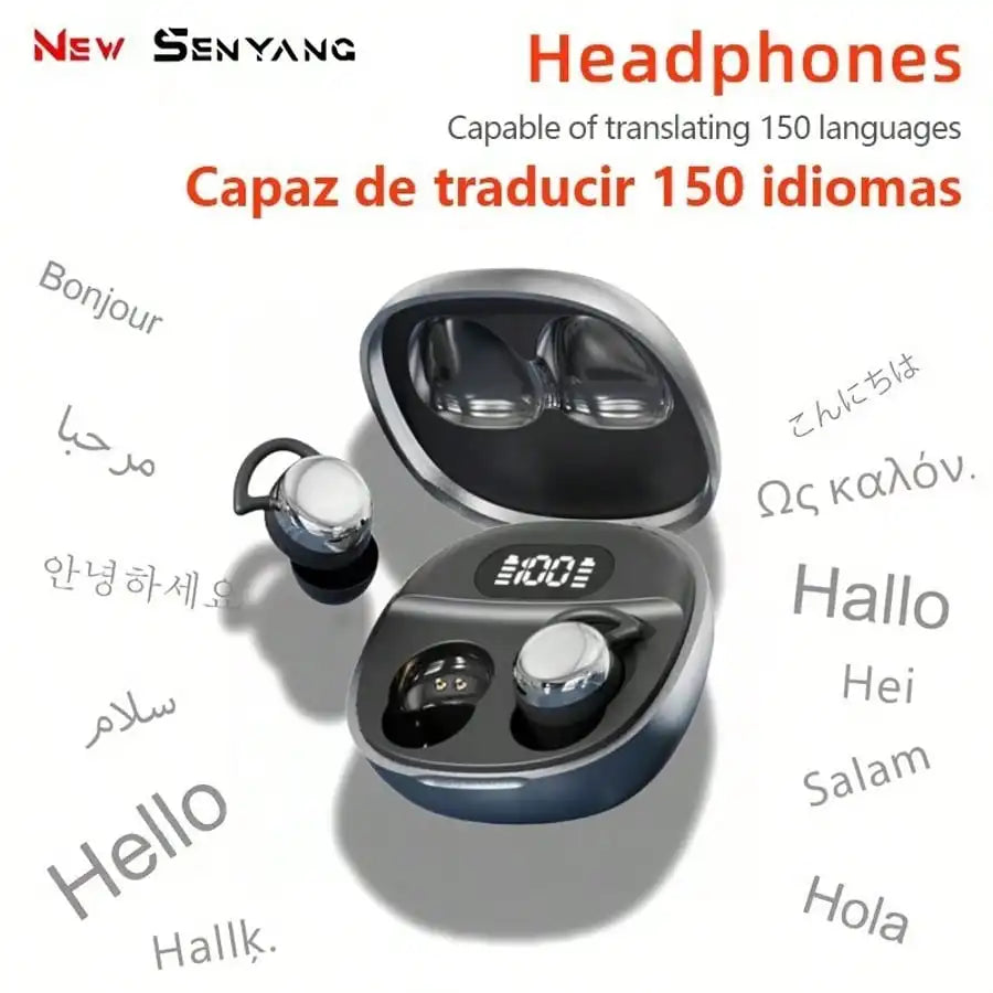 New True Wireless In-Ear Earphones, Bluetooth Sleeping Earbuds, Couples Video Earphones, Mini Earphones, Comfortable TWS HIFI Dolby Bass Stereo HD Calling Earphones Suitable For Android Phones, Music Earphones, Smart Earphone