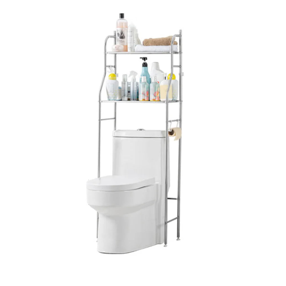 Studyset Over Toilet Storage Shelf 2-Tier Freestanding Metal