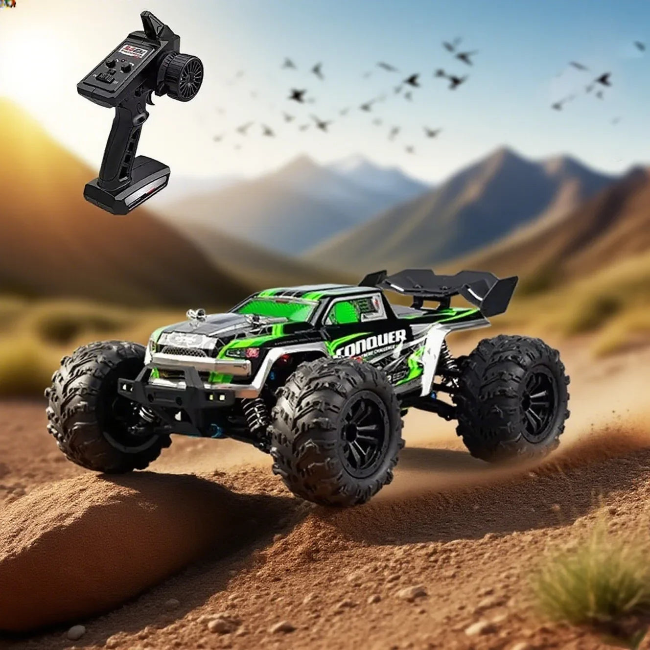 2025 New 1:16 Scale Large RC Cars 50km/h High Speed RC Cars Toys for Boys Remote Control Car 2.4G 4WD Off Road Monster Truck