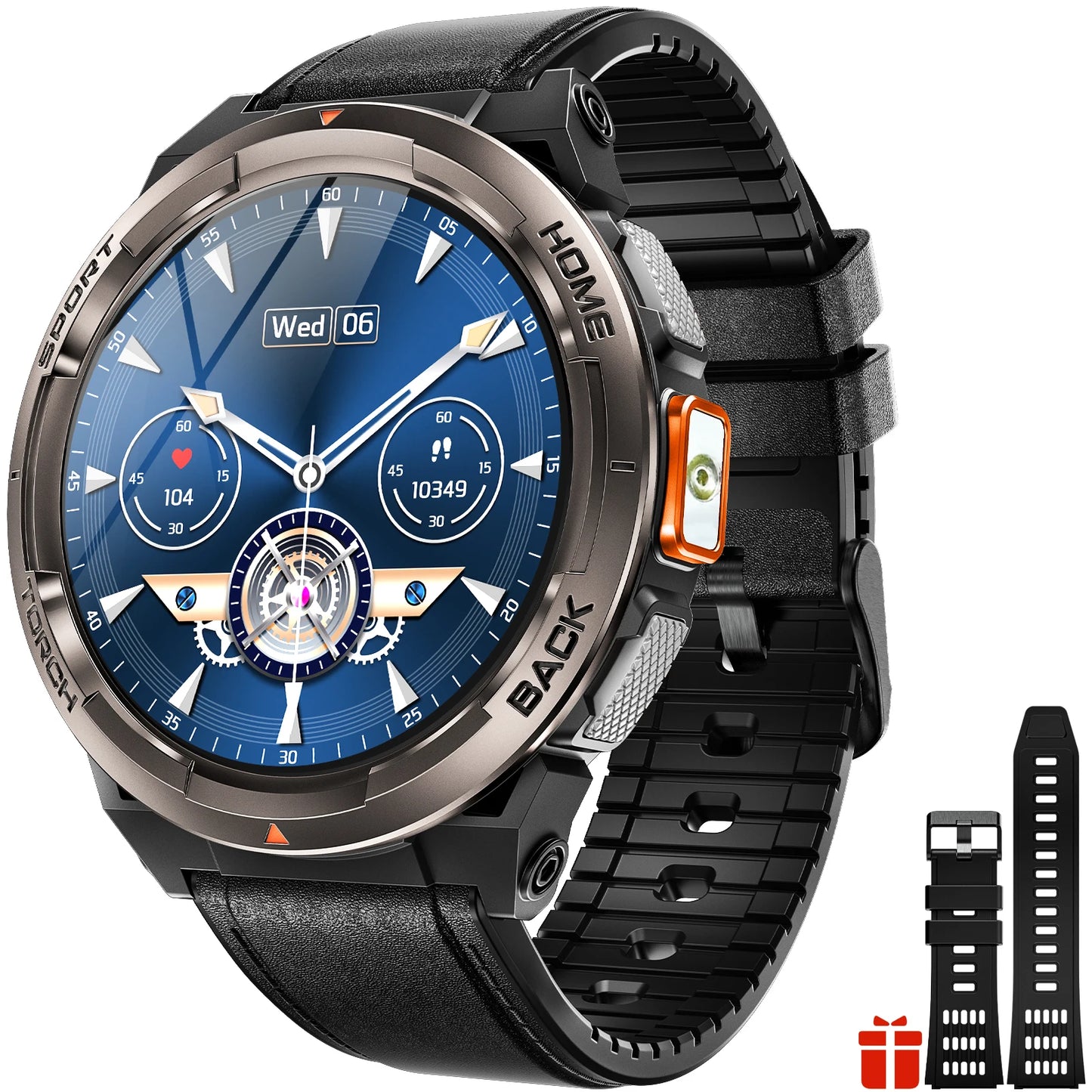 EIGIIS KE5 Smartwatch 3ATM Waterproof With Compass Barometer