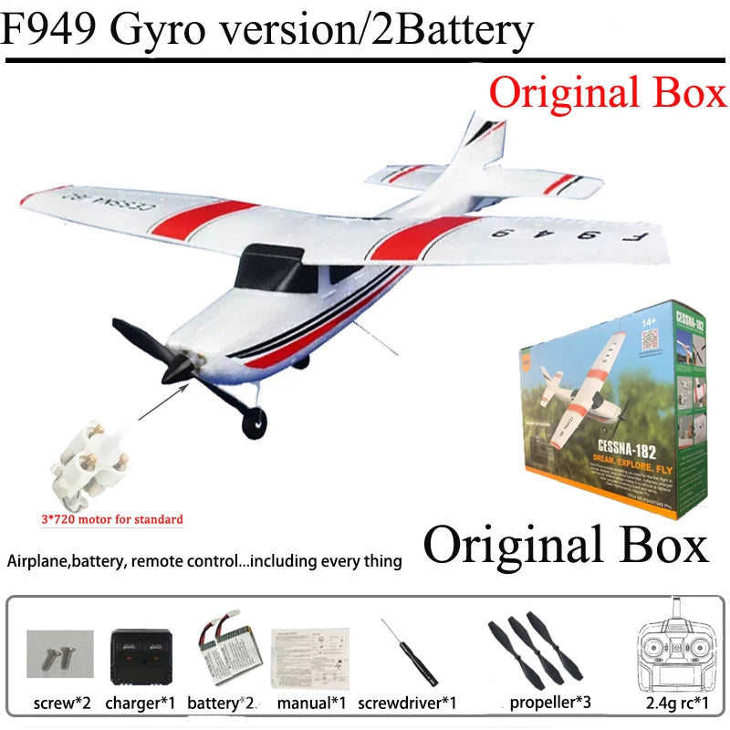 WLtoys F949 RC Airplane With Gyroscope