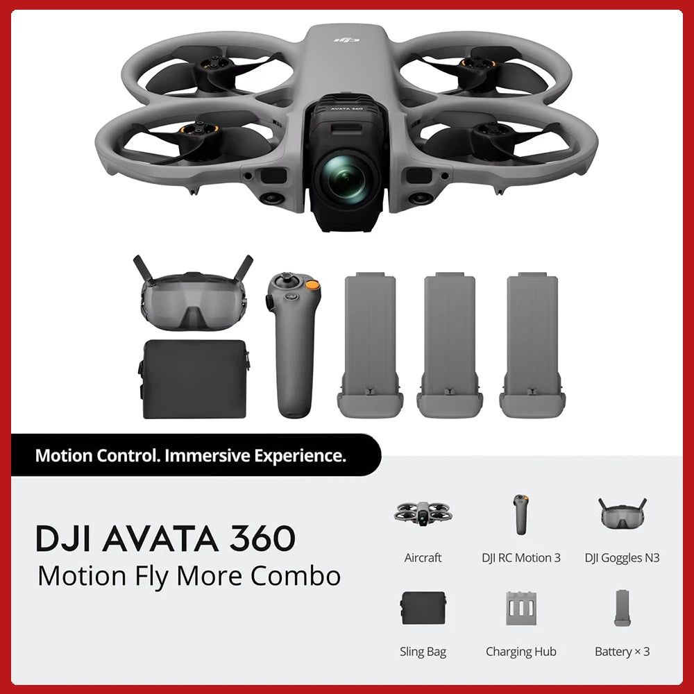 DJI Avata 360 Drone With Dual Lenses And 8K Imaging