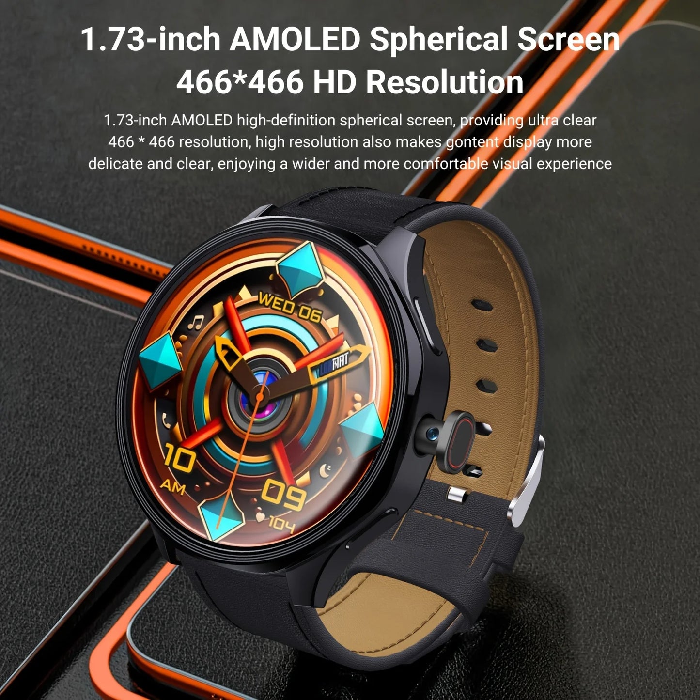 WO Android 4G Smartwatch With 3GB RAM 32GB Storage