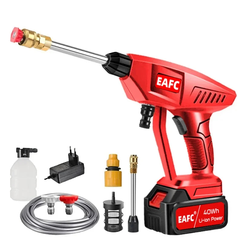 EAFC 60Bar 21V Cordless High Pressure Car Washer Gun