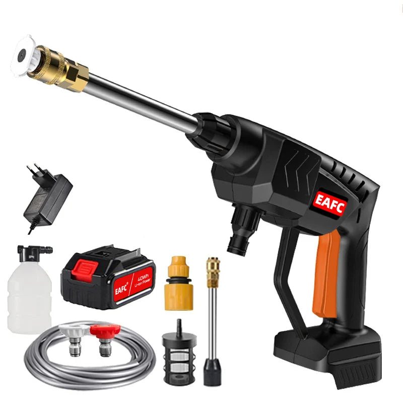 EAFC 60Bar 21V Cordless High Pressure Car Washer Gun